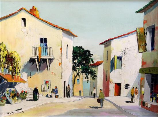 § Cecil Rochfort DOyly John (1906-1993) Cap Ferat, near Villefrance 16.5 x 22in.